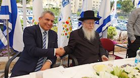 יעקב ליצמן וזאב אלקין, צילום: משרד השיכון והבינוי